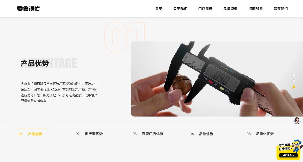 某零售连锁品牌官网建设项目（仿站案例）